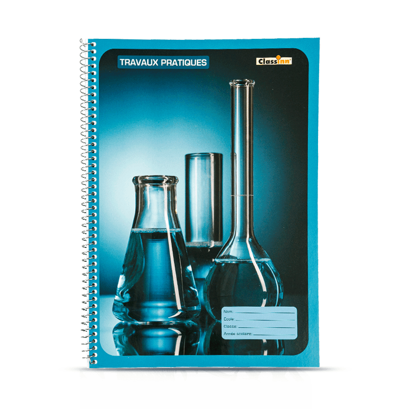 সর্পিল বাঁধাই Travaux Pratiques ব্যায়াম বই