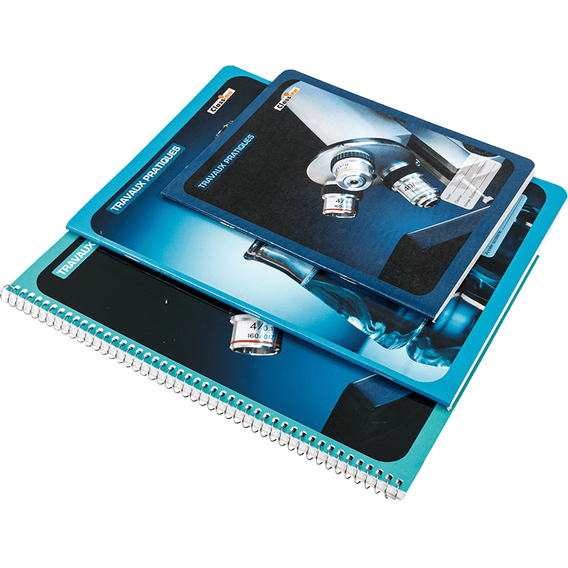 সর্পিল বাঁধাই Travaux Pratiques ব্যায়াম বই